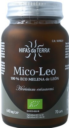 Mico-Leo Melena de León - Hifas da Terra - 70 cápsulas