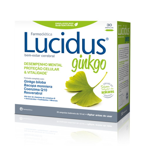 Lucidus® Ginkgo - 30 ampolas