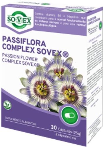 passiflora complex sovex - 30 cápsulas