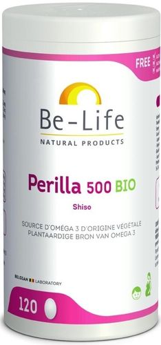 perilla 500 bio be-life - 120 cápsulas