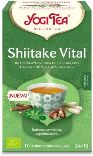 infusao shiitake vital yogi tea